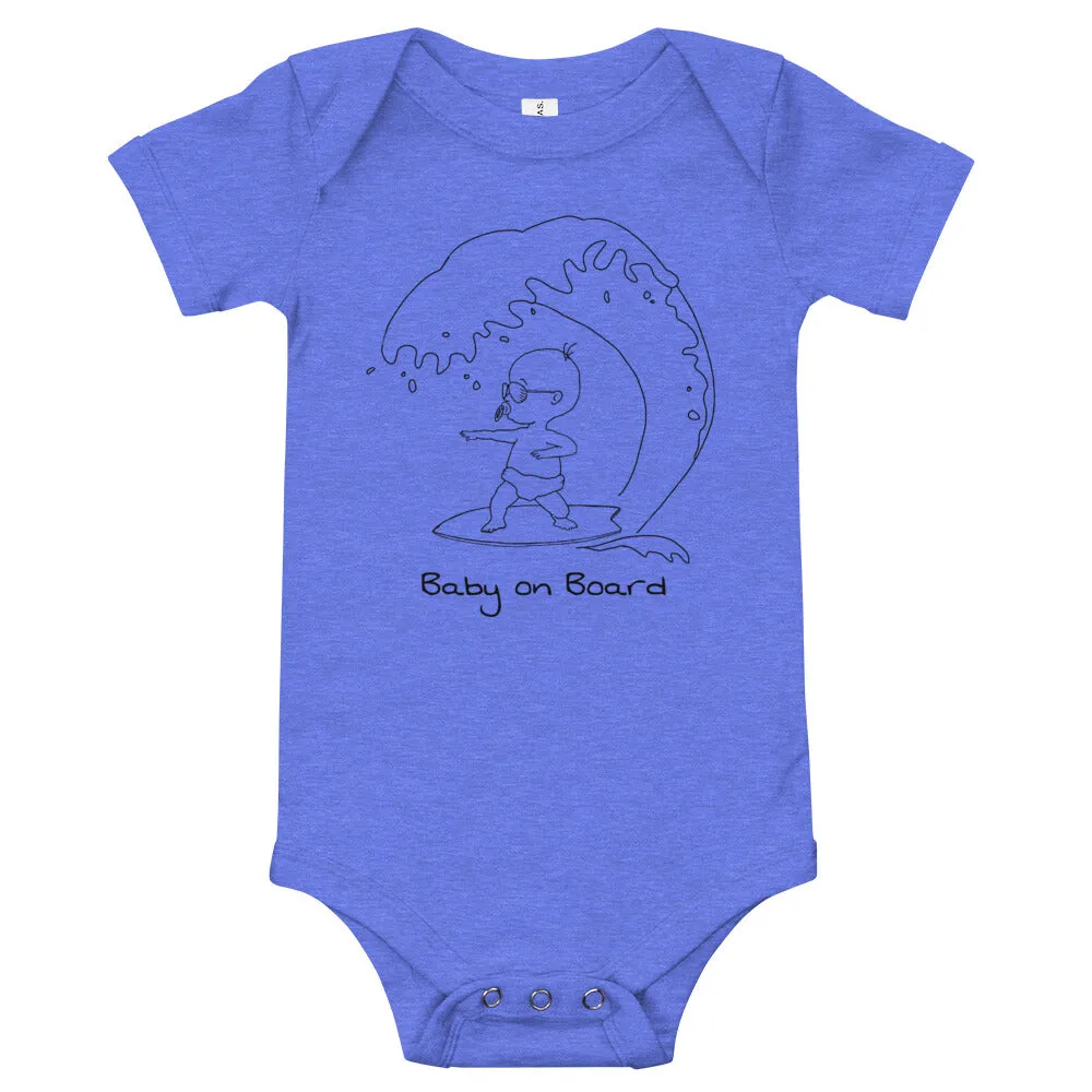Baby on Board baby surf bodysuit