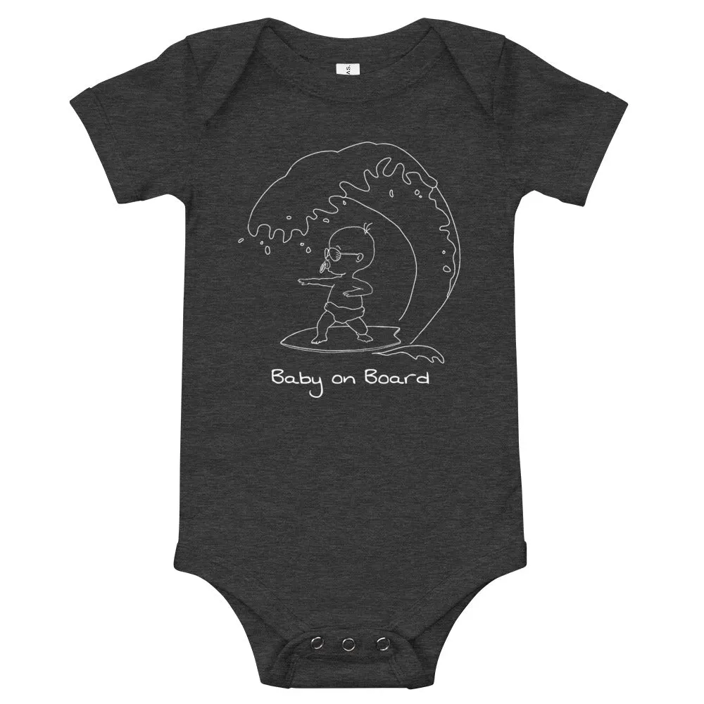Baby on Board baby surf bodysuit