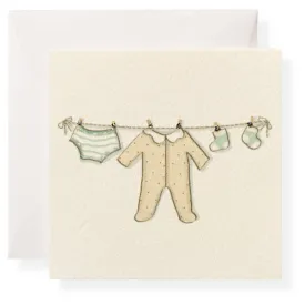 Clothesline Enclosure Card by Karen Adams Designs