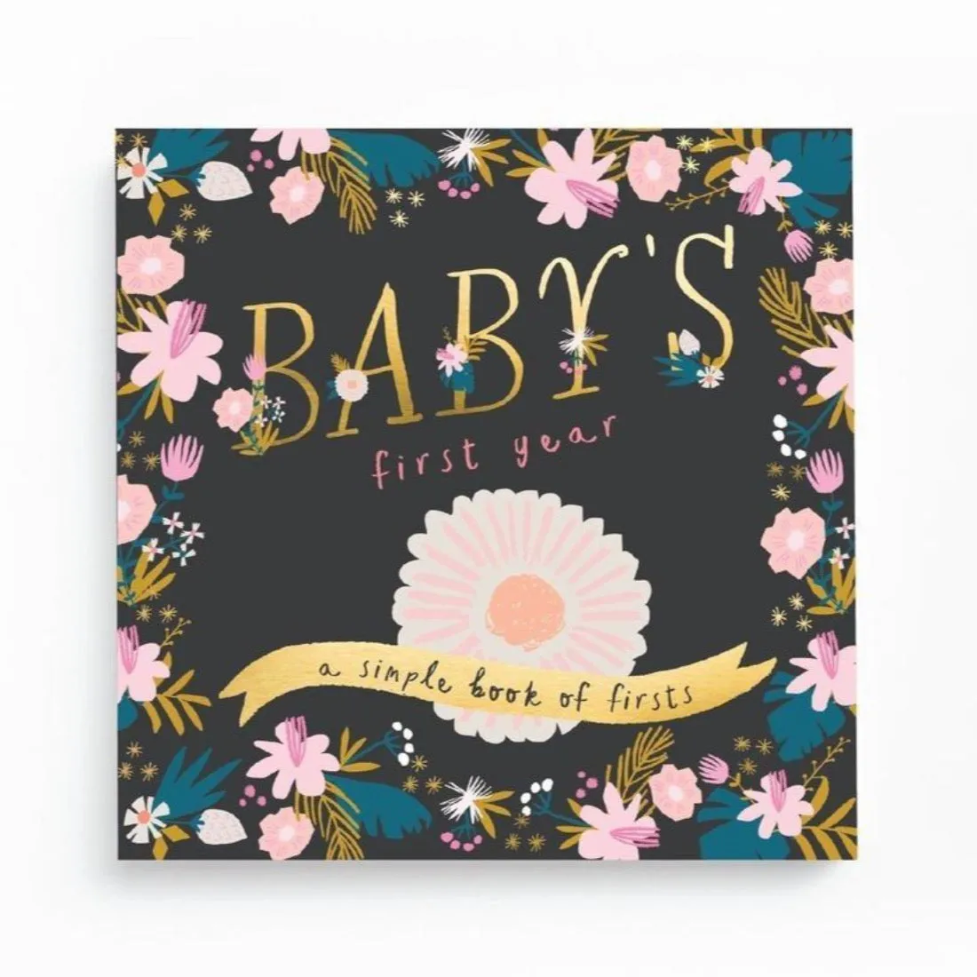 Golden Blossom Memory Baby Book by Lucy Darling