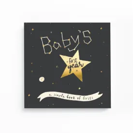 Golden Stargazer Memory Baby Book by Lucy Darling