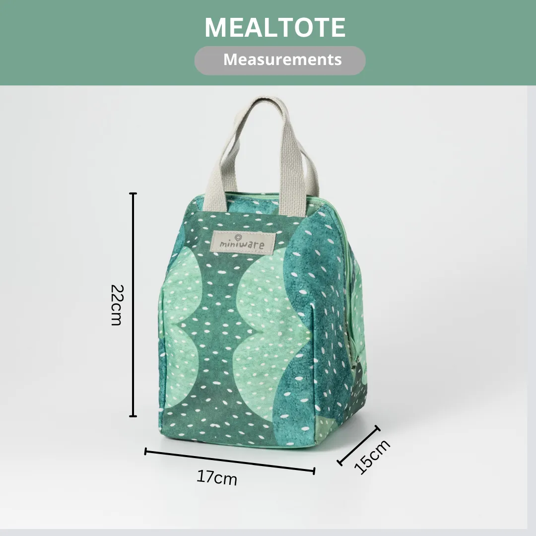 Miniware Mealtote Insulated Insulated Bag Prickly Pear Green