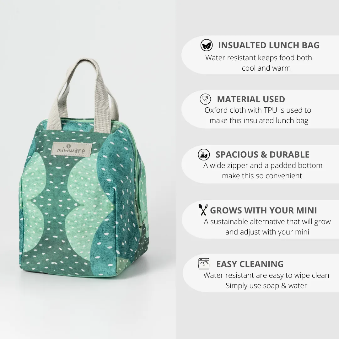 Miniware Mealtote Insulated Insulated Bag Prickly Pear Green