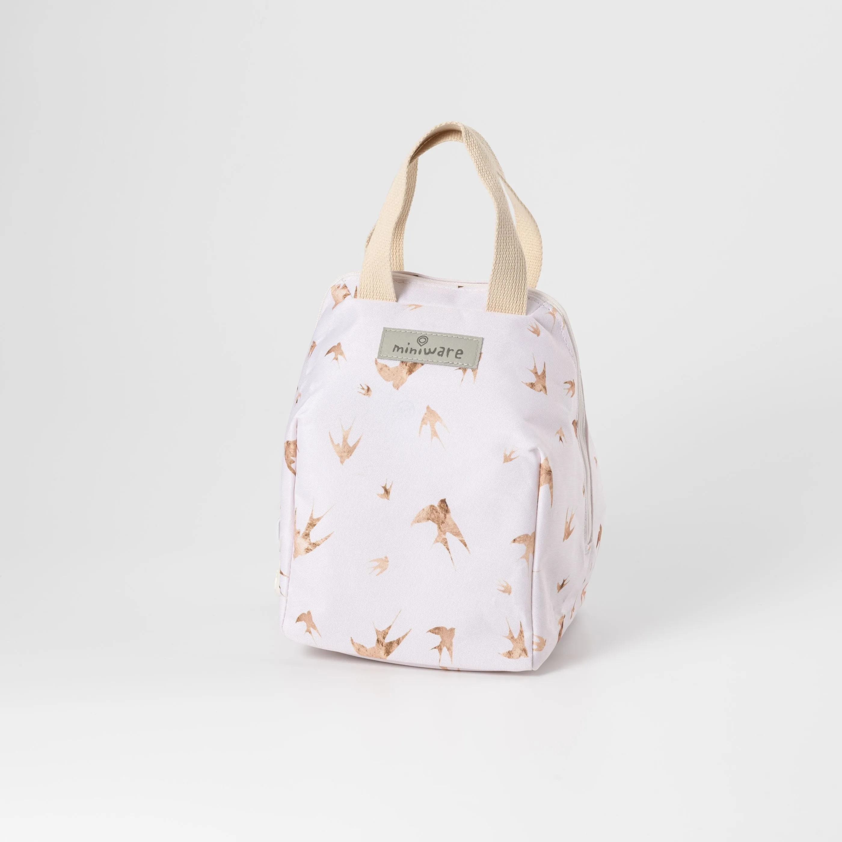 Miniware Mealtote Insulated Lunch Bag Golden Swallow Pink