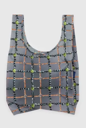 Standard Reusable Tote (Beaded Plaid)