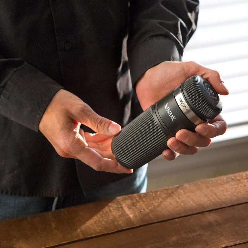 WACACO BUNDLE - Nanopresso Barista Kit for Ground Coffee   Nanopresso Case - Large