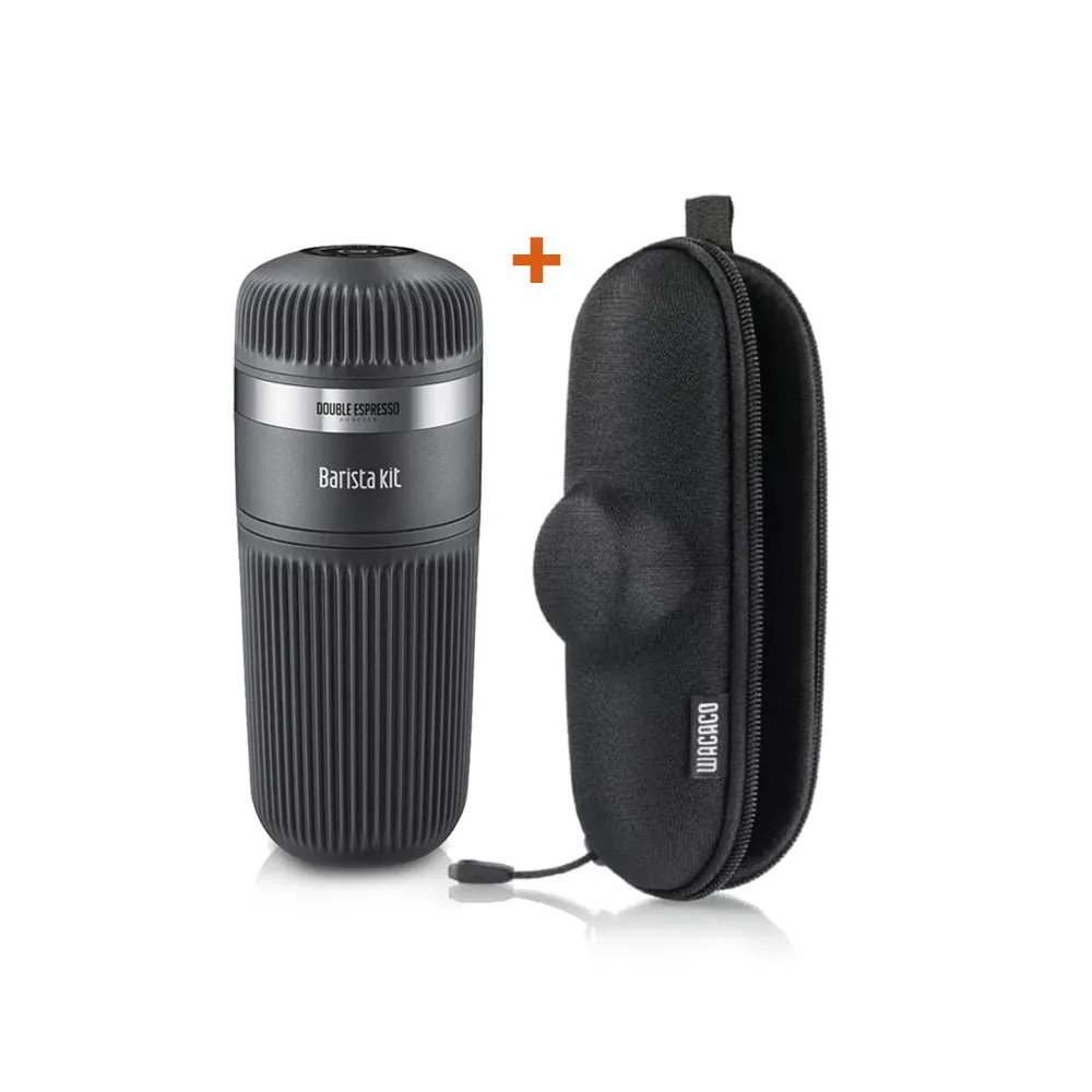 WACACO BUNDLE - Nanopresso Barista Kit for Ground Coffee   Nanopresso Case - Large