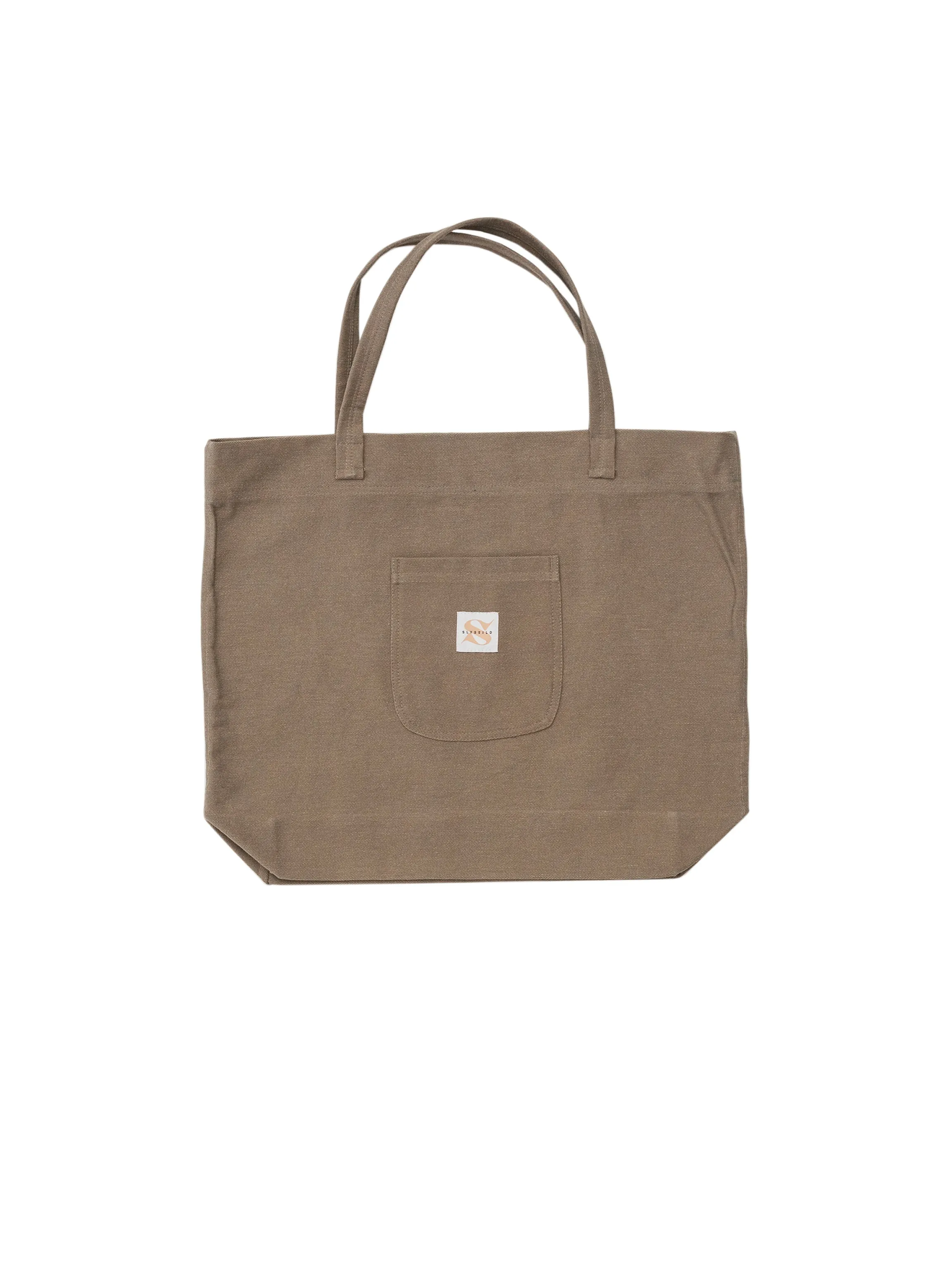 Washed Khaki Daily Tote Bag