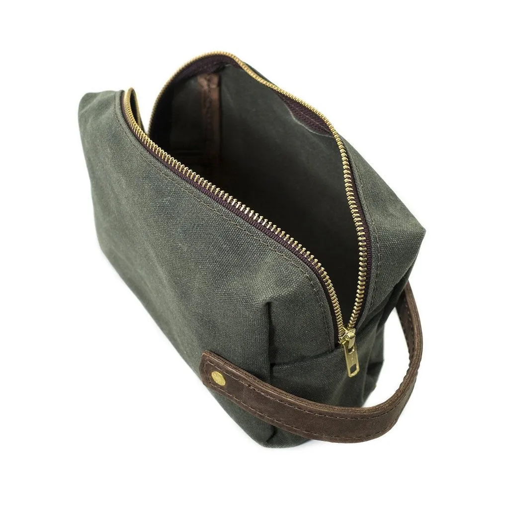 Wax Canvas Dopp Kit Large